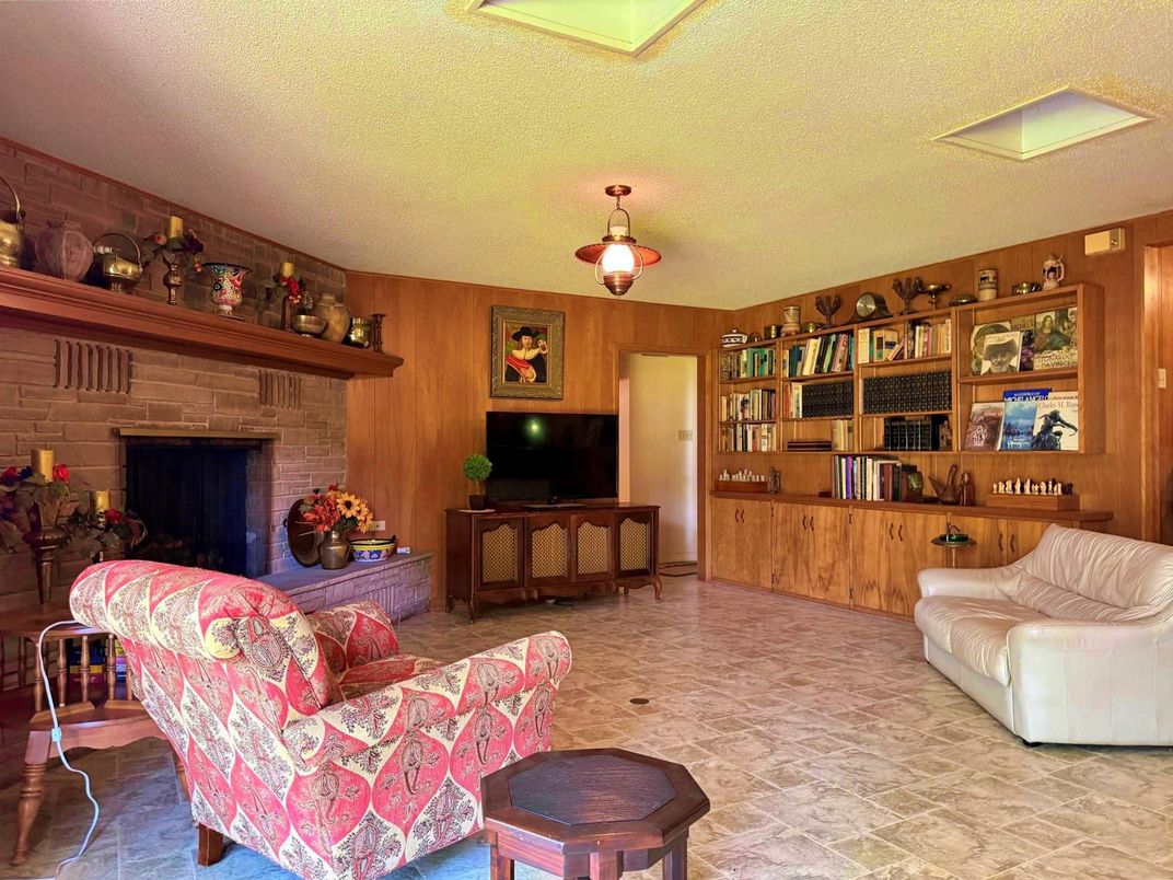 Fireplace, Interior, Living room, Stone Walls