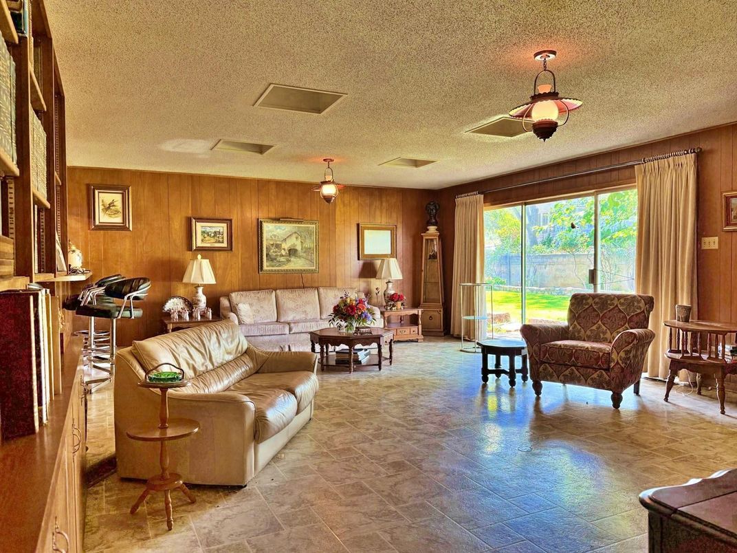 Interior, Living room, Wooden Walls