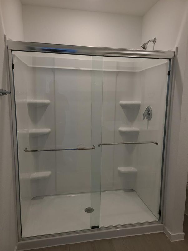 Bathroom, Glass Shower, Interior