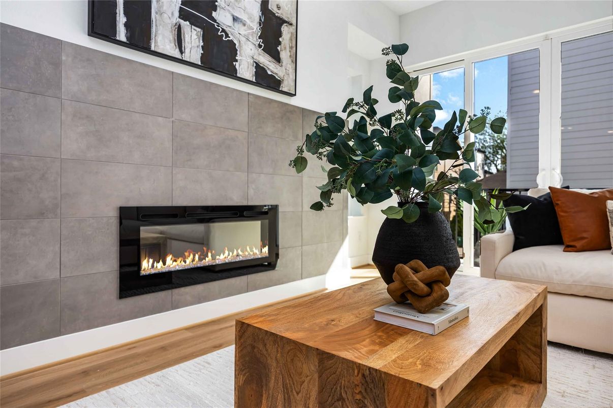 Fireplace, Interior, Living room, Wood Texture Flooring