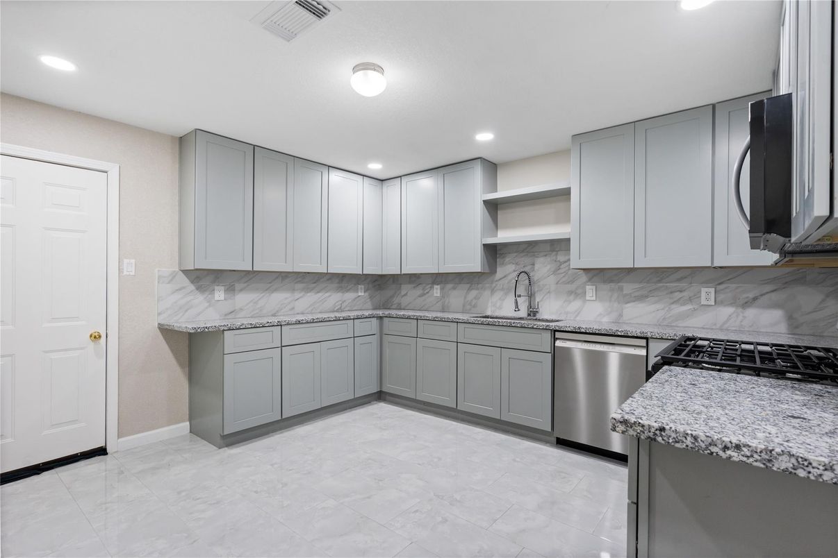 Interior, Kitchen, Recessed Lighting, Stainless Steel Appliances