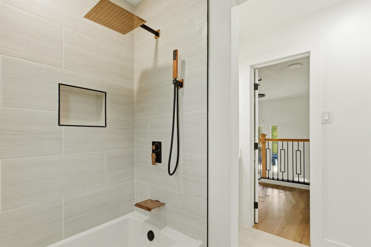 Bathroom, Interior, Wood Texture Flooring