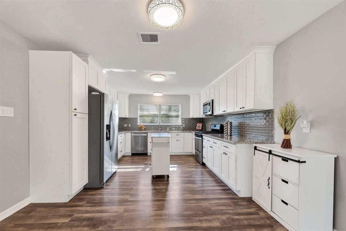 Interior, Kitchen, Wood Texture Flooring