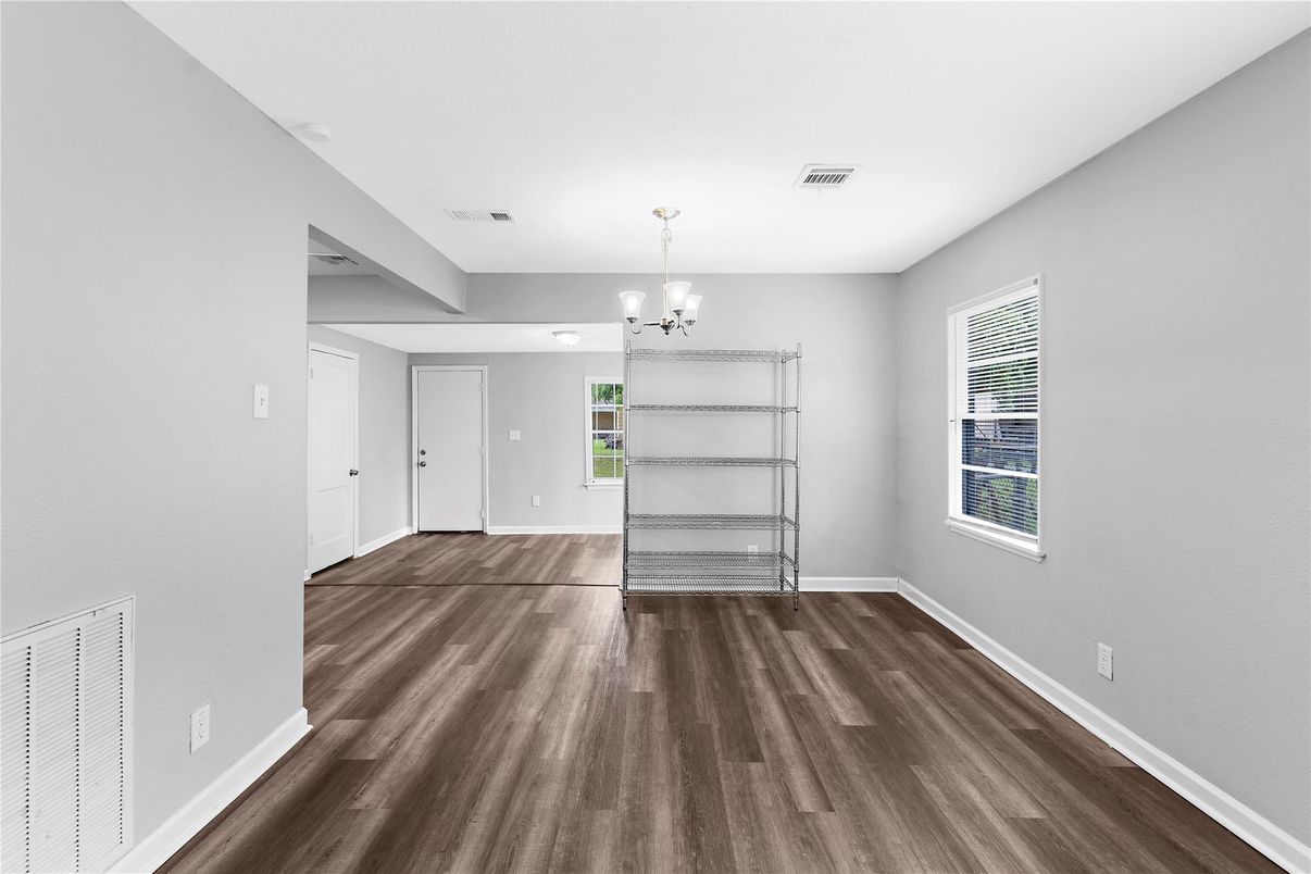 Chandelier, Interior, Wood Texture Flooring