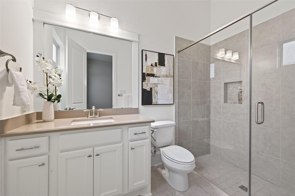 Bathroom, Glass Shower, Interior