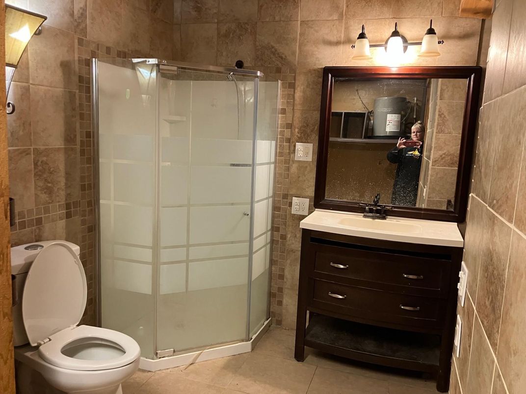 Bathroom, Glass Shower, Interior