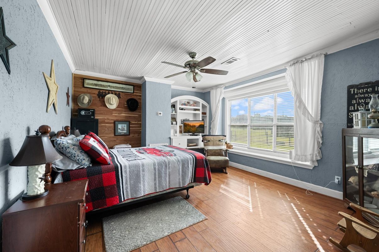 Bedroom, Interior, Wood Texture Flooring