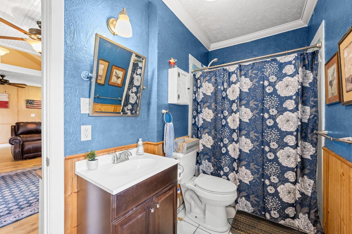 Bathroom, Interior, Wood Texture Flooring