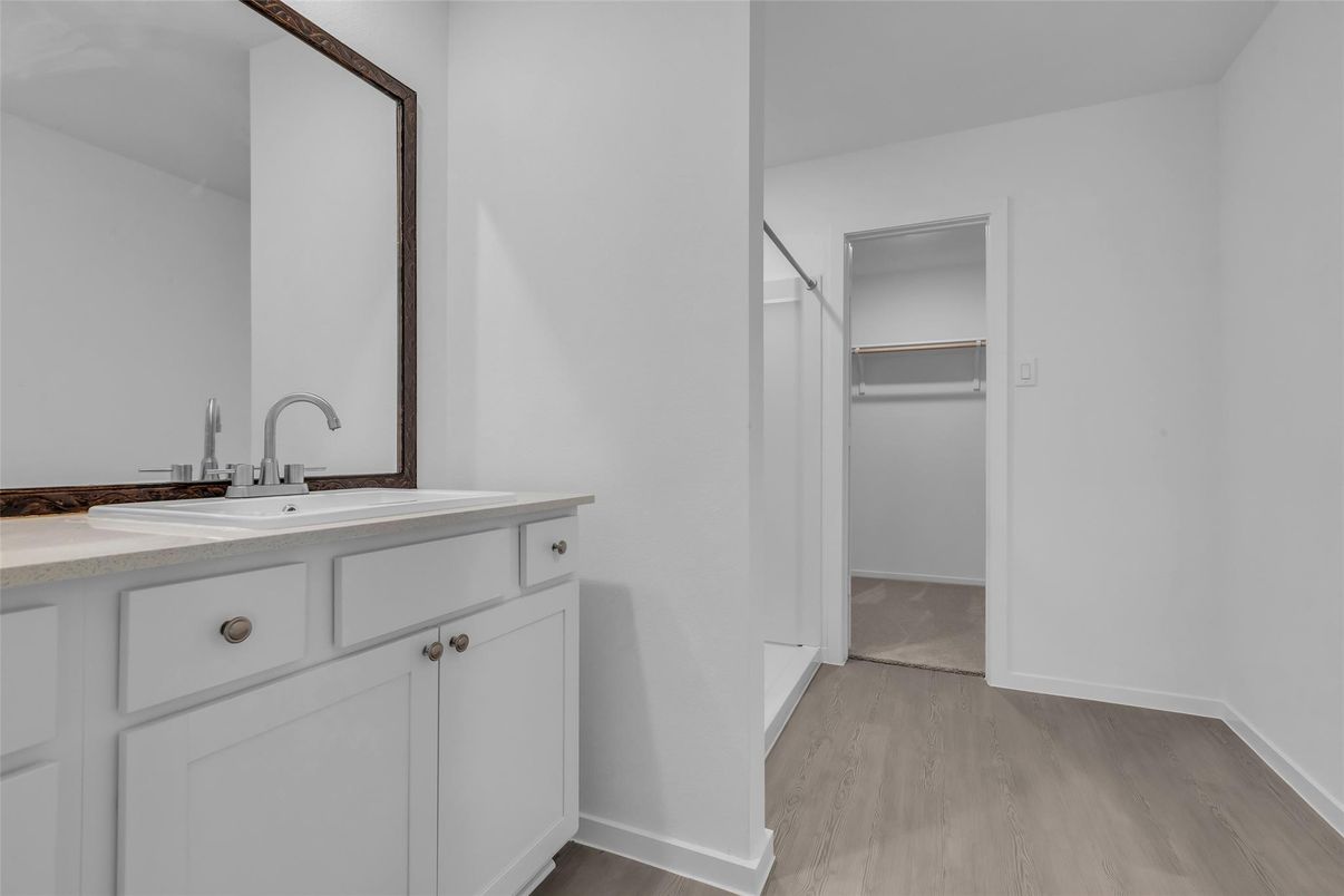 Bathroom, Interior, Wood Texture Flooring