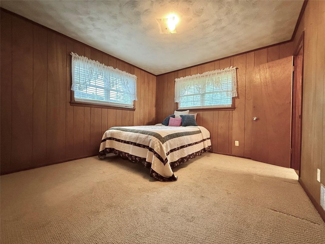 Bedroom, Interior, Wooden Walls