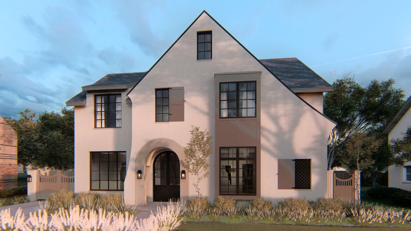 Backyard, Exterior, Facade, French Provincial