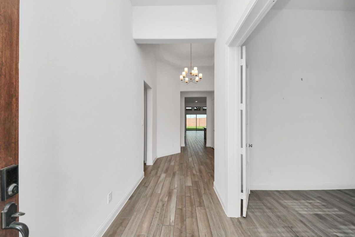 Chandelier, Interior, Wood Texture Flooring