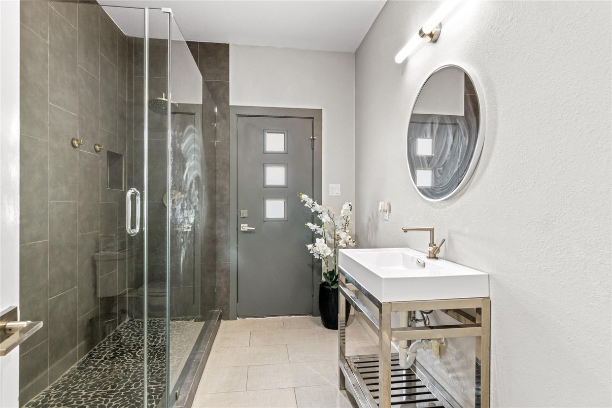 Bathroom, Glass Shower, Interior