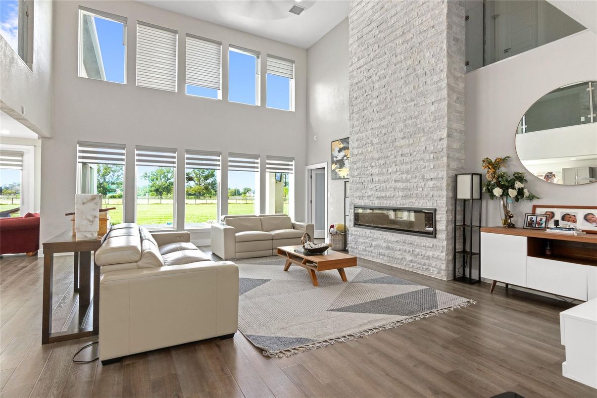 Fireplace, Interior, Living room, Wood Texture Flooring