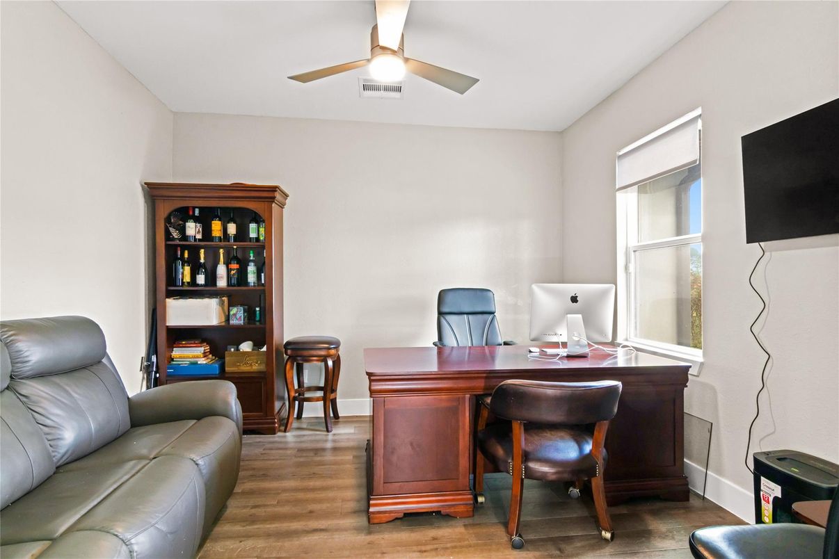 Home Office, Interior, Wood Texture Flooring