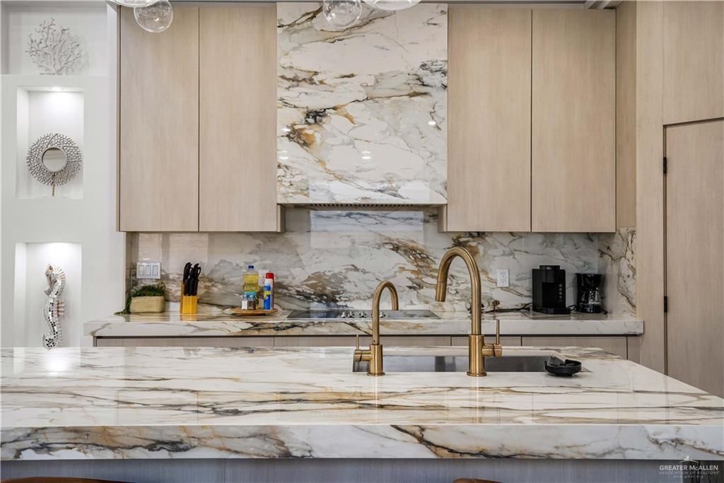 Interior, Kitchen, Marble Walls