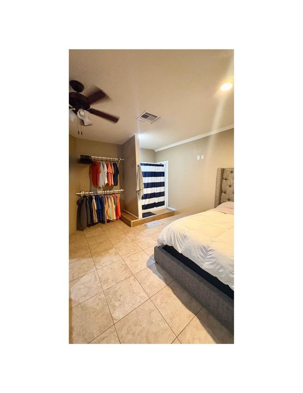 Bedroom, Interior, Recessed Lighting