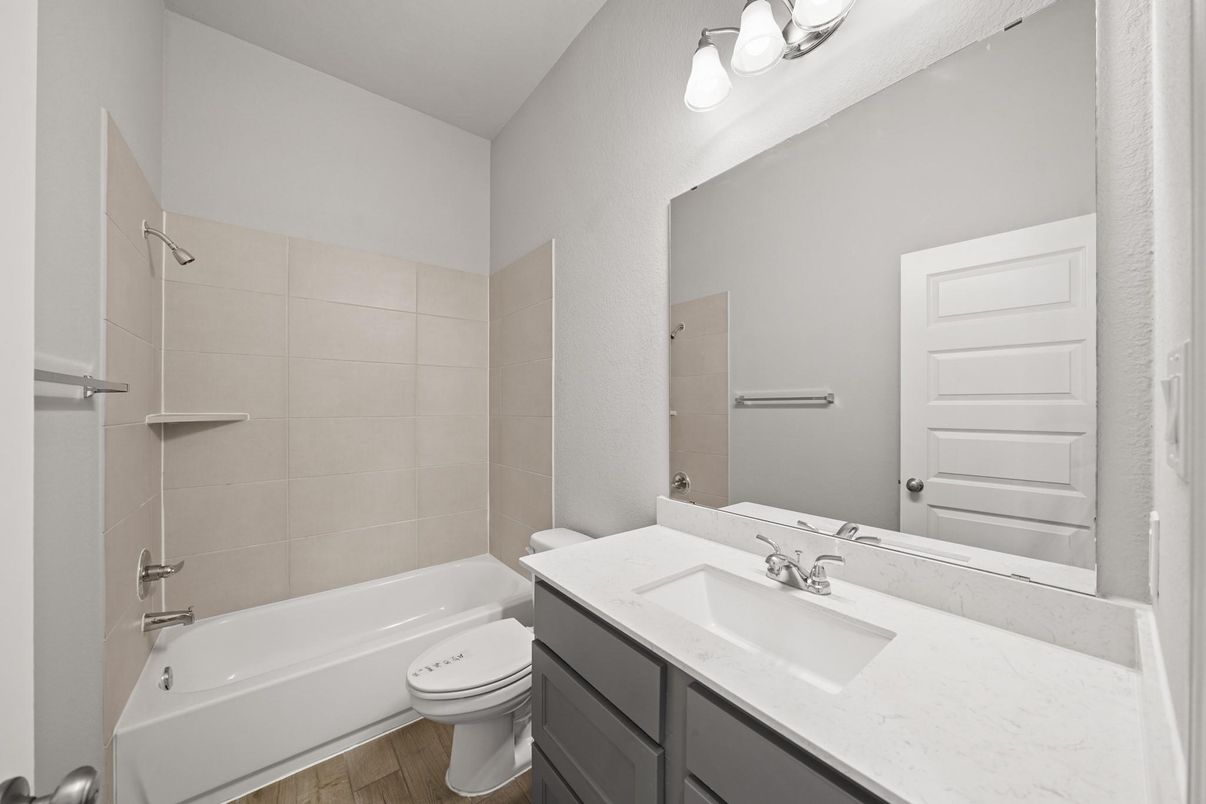 Bathroom, Interior, Wood Texture Flooring