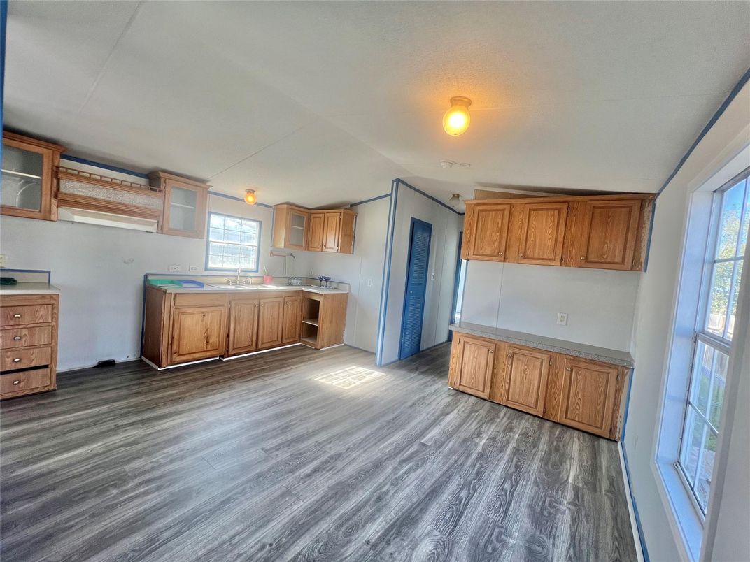Interior, Kitchen, Wood Texture Flooring