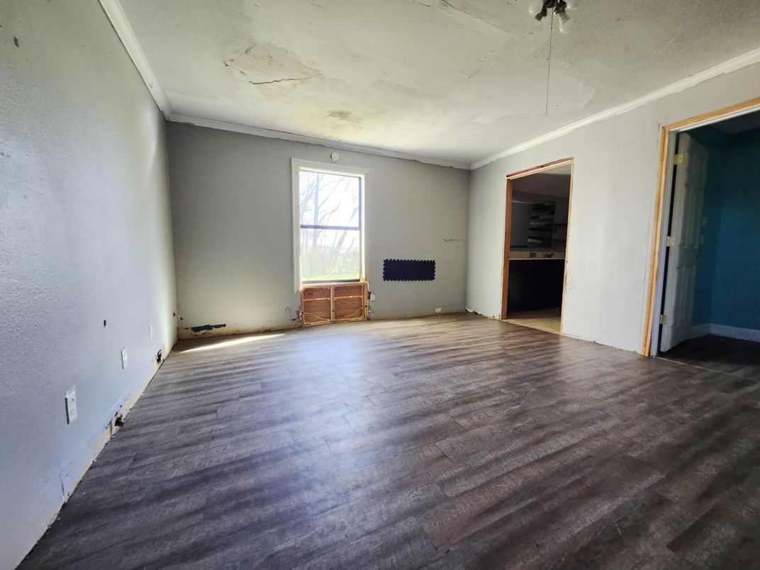 Empty room, Interior, Wood Texture Flooring