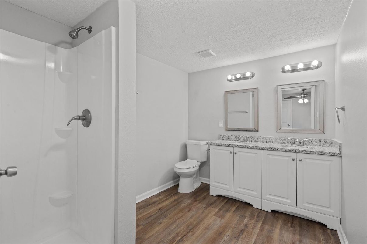 Bathroom, Interior, Wood Texture Flooring