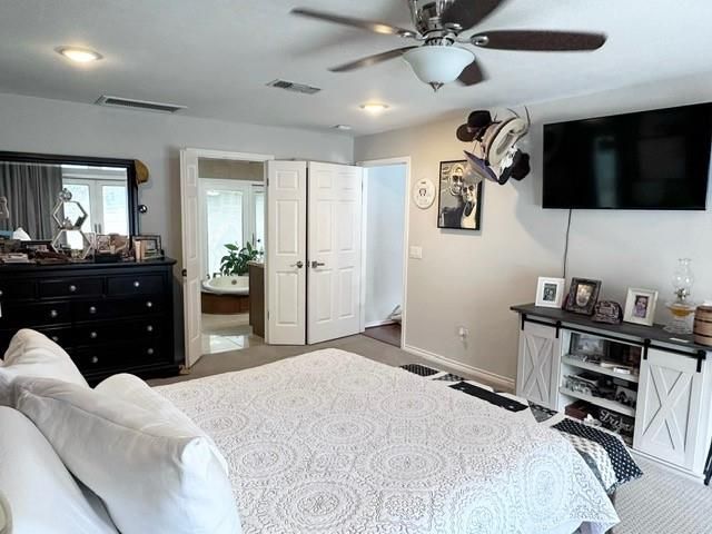 Bedroom, Interior, Recessed Lighting