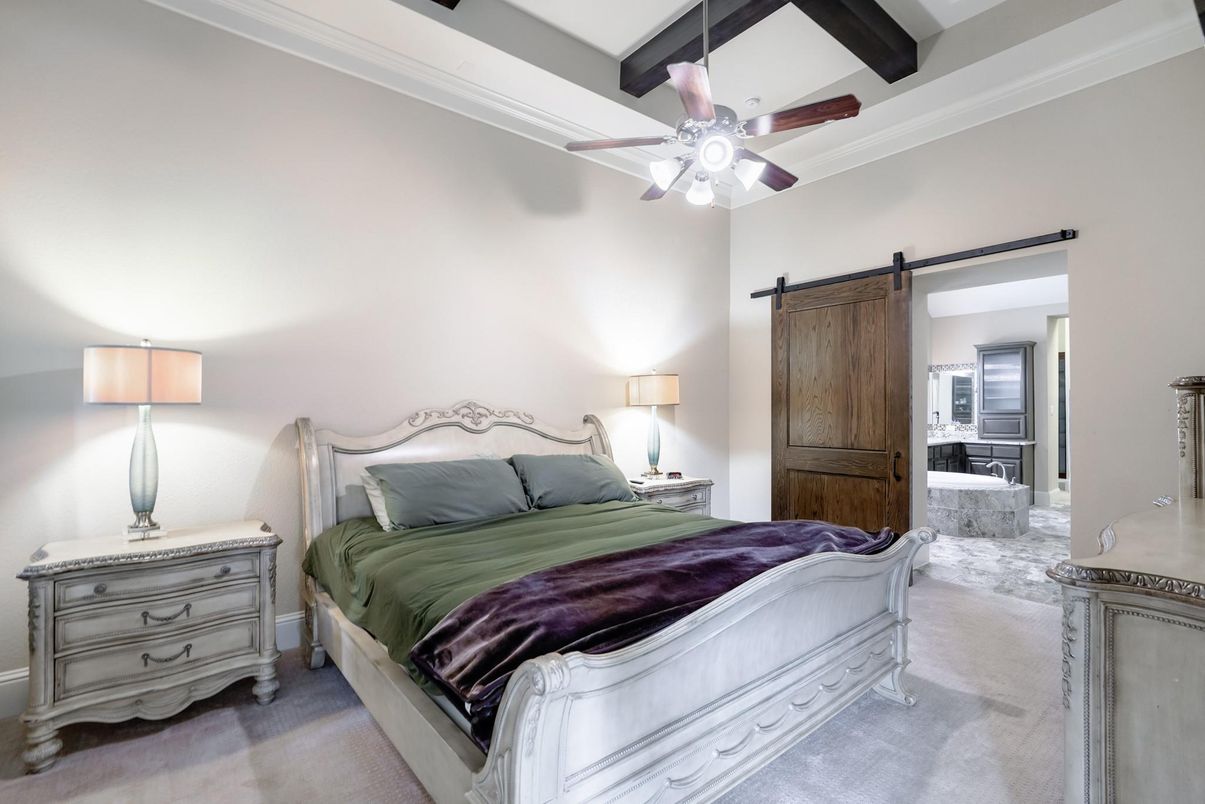 Bedroom, Interior, Wooden Beams