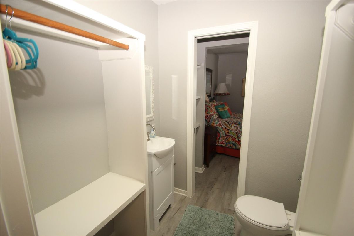 Bathroom, Interior, Wood Texture Flooring