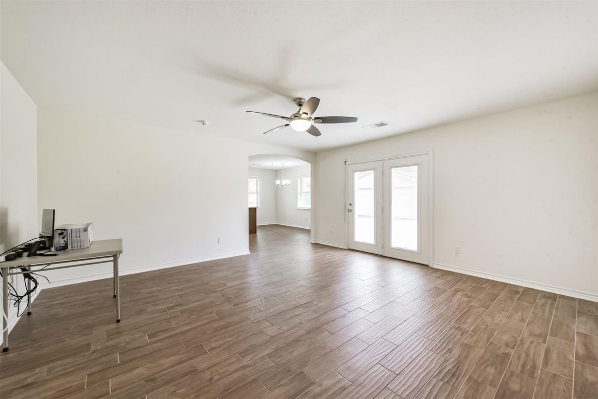 Empty room, Interior, Wood Texture Flooring