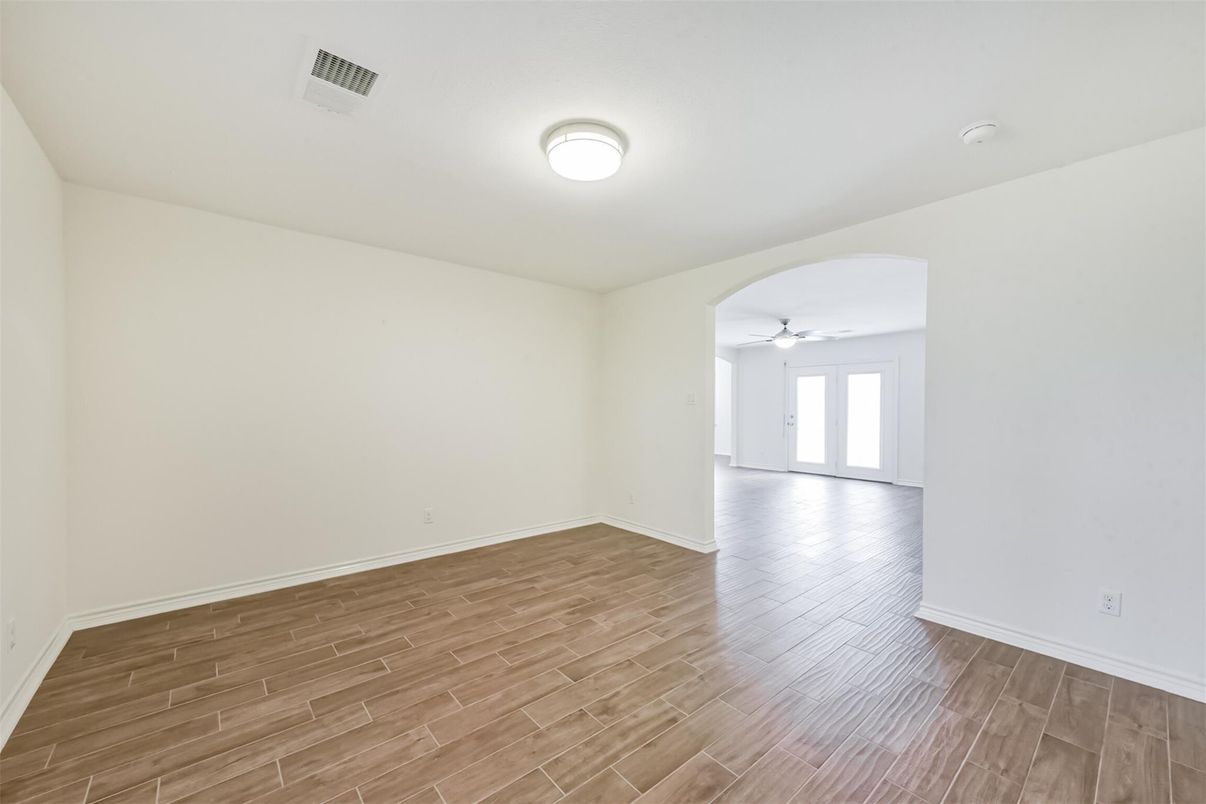 Empty room, Interior, Wood Texture Flooring