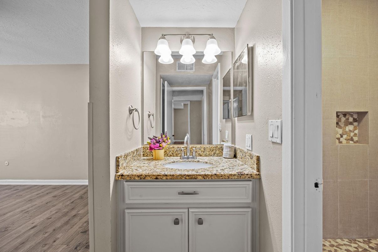 Bathroom, Interior, Wood Texture Flooring