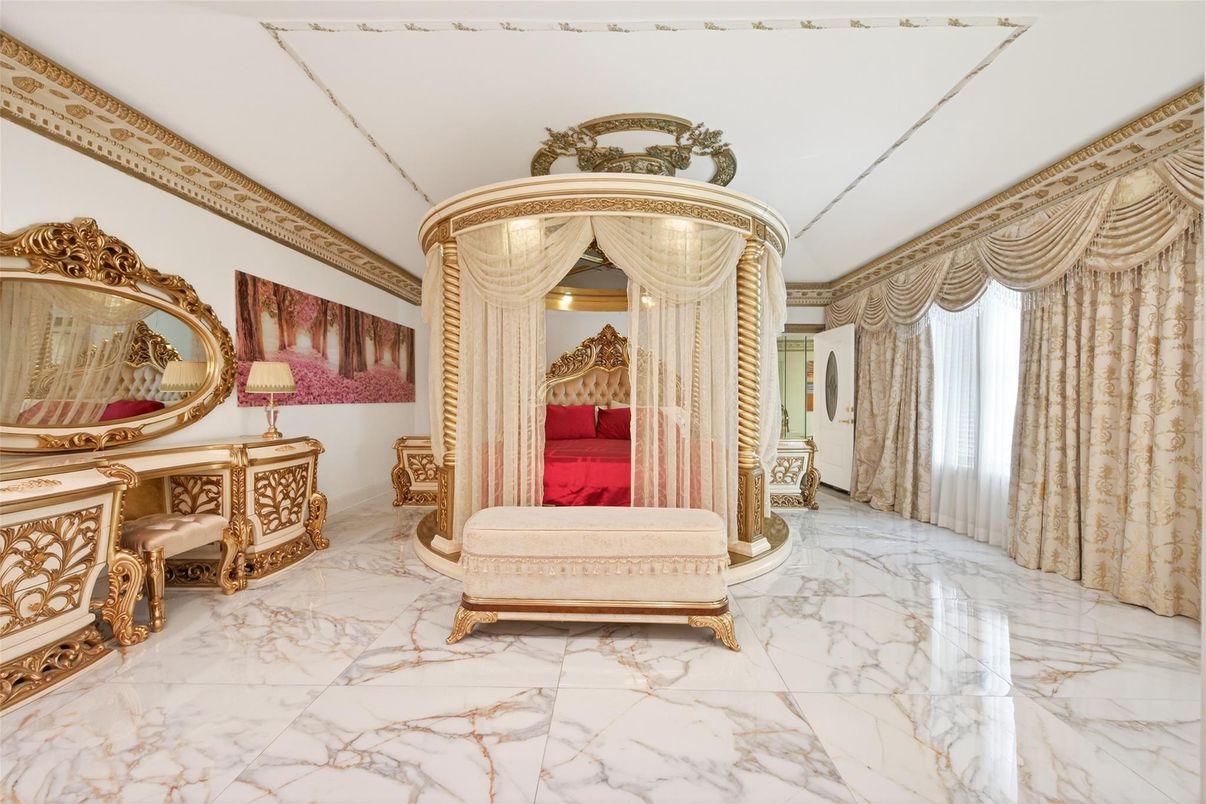 Bedroom, Interior, Marble