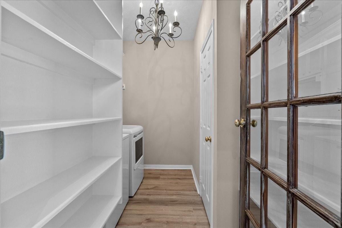 Chandelier, Interior, Wood Texture Flooring