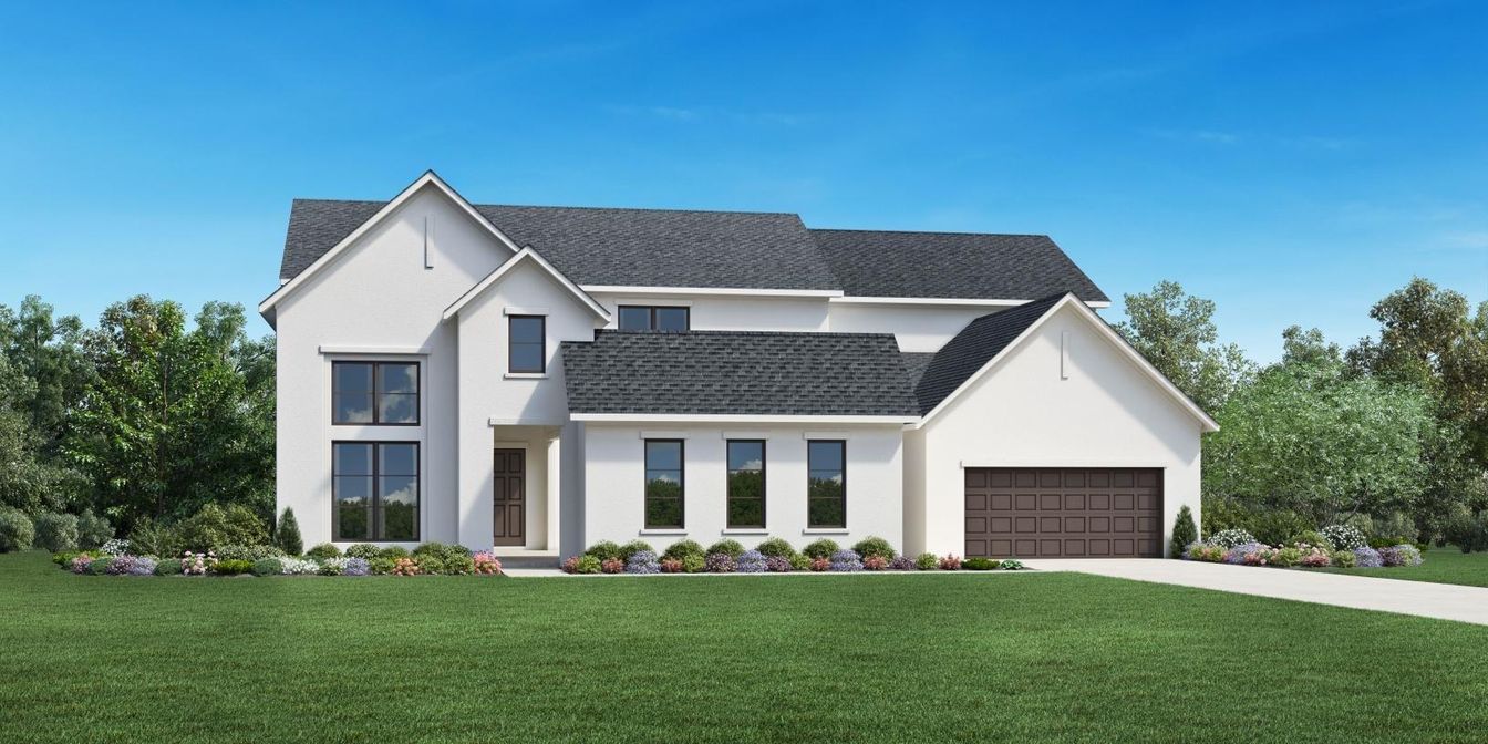 Attached, Exterior, Facade, Farmhouse