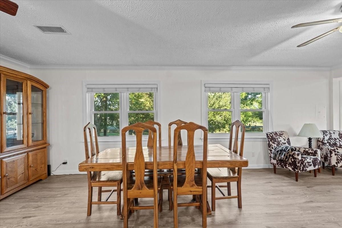 Dining room, Interior, Wood Texture Flooring
