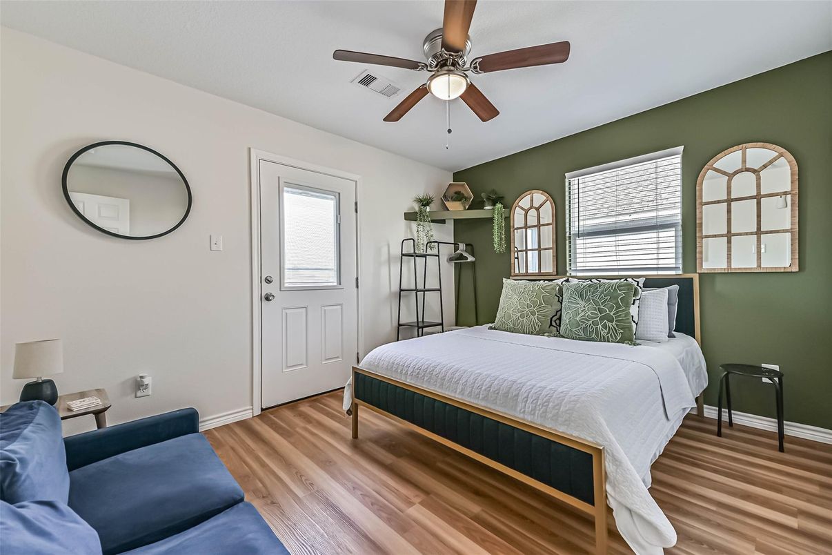 Bedroom, Interior, Wood Texture Flooring