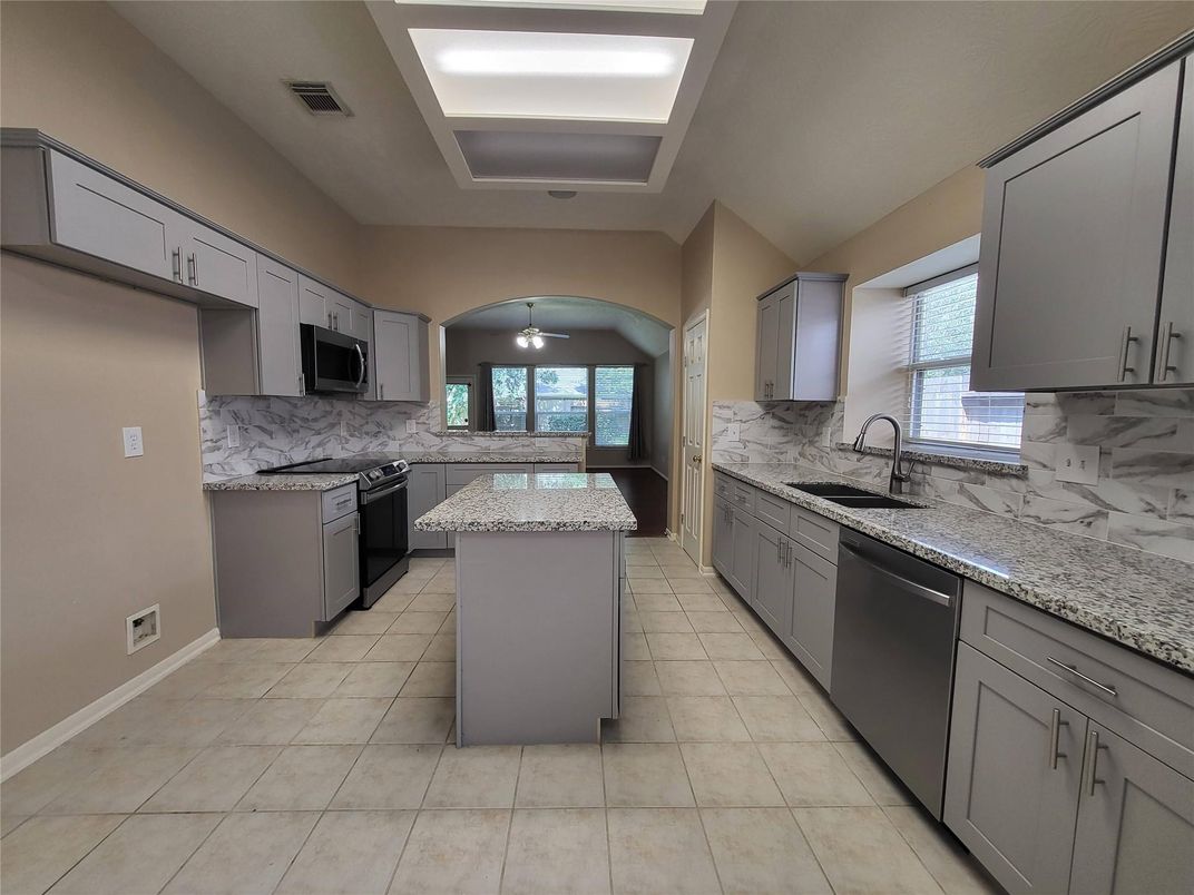 Interior, Kitchen, Marble Walls