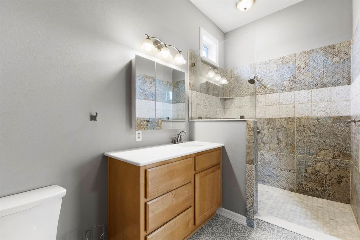 Bathroom, Glass Shower, Interior