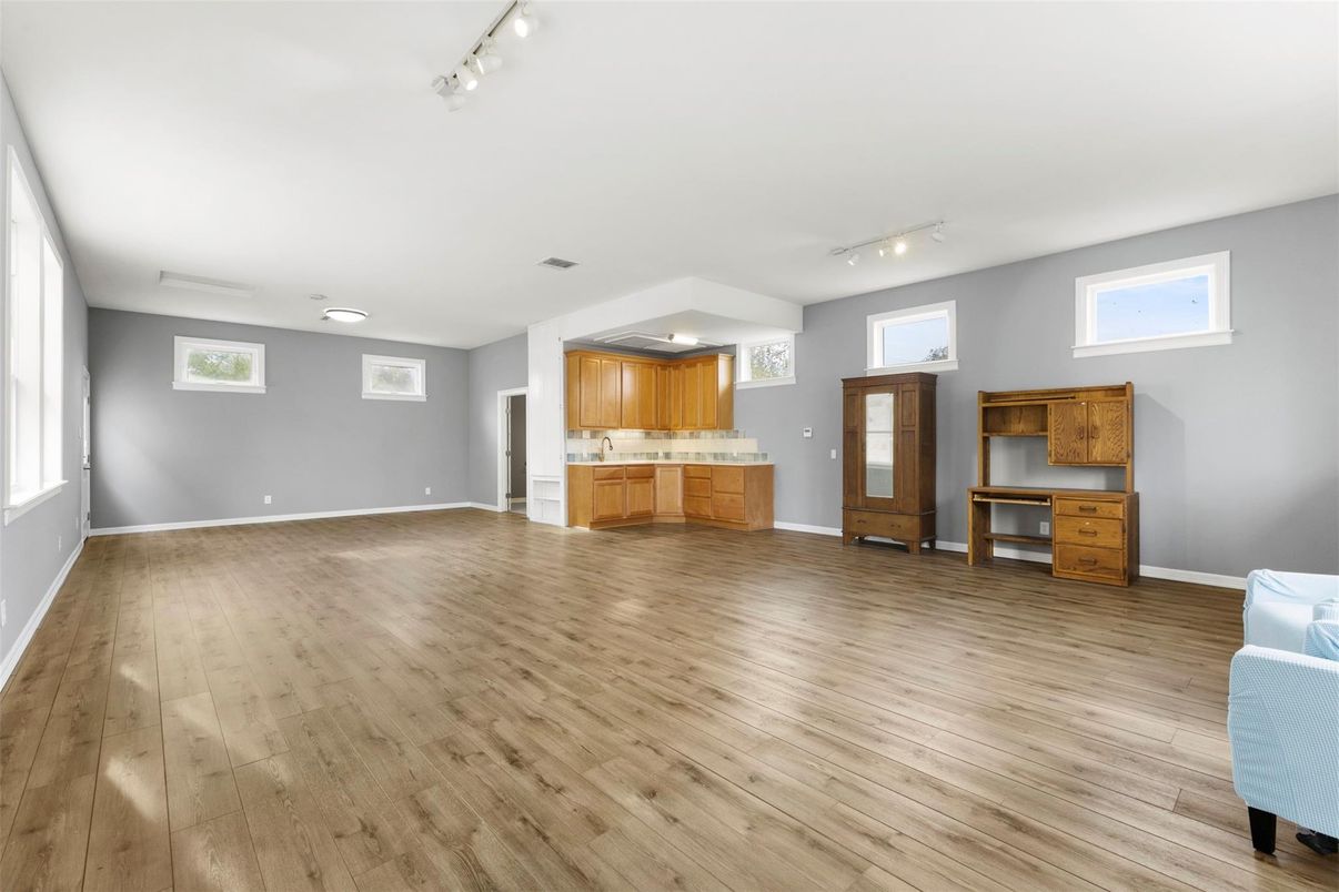 Empty room, Interior, Kitchen, Wood Texture Flooring