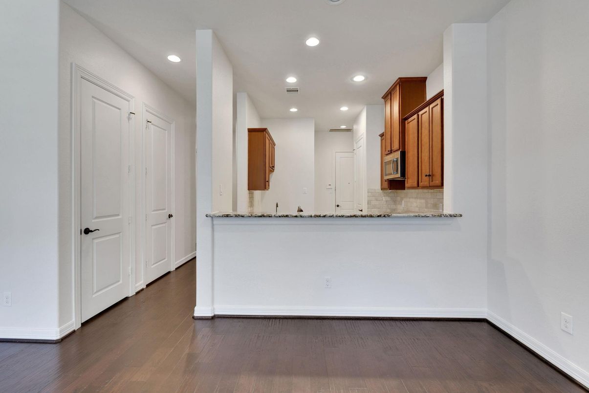 Interior, Recessed Lighting, Wood Texture Flooring