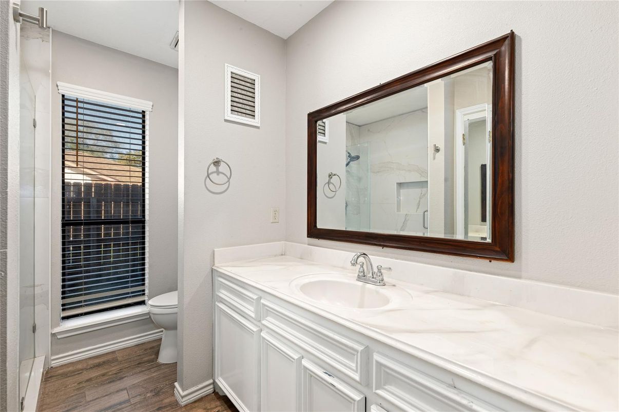 Bathroom, Interior, Wood Texture Flooring