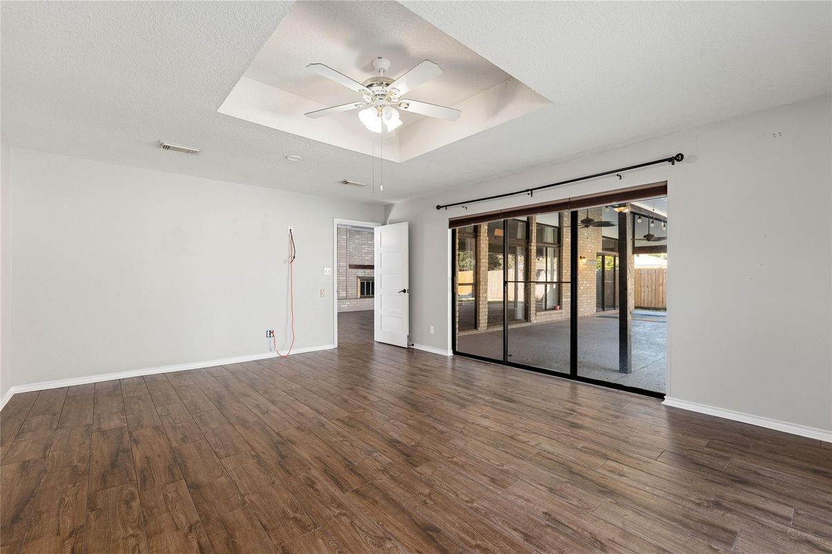 Empty room, Interior, Wood Texture Flooring