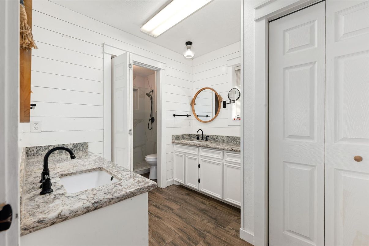 Bathroom, Interior, Wood Texture Flooring