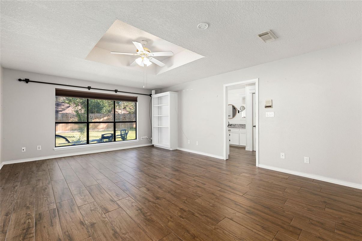 Empty room, Interior, Wood Texture Flooring