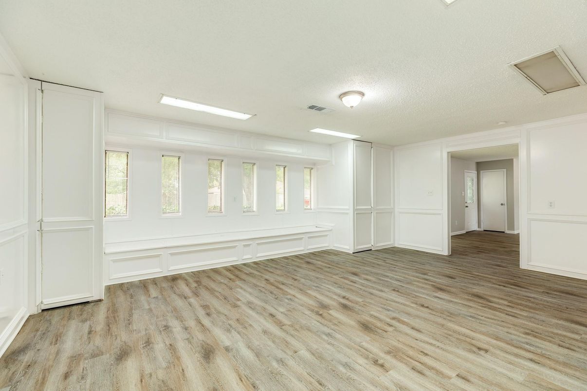 Empty room, Interior, Wood Texture Flooring