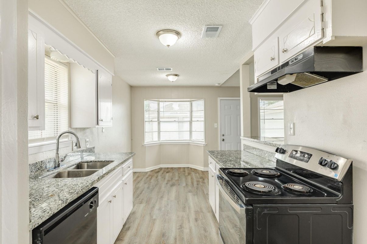 Interior, Kitchen, Wood Texture Flooring