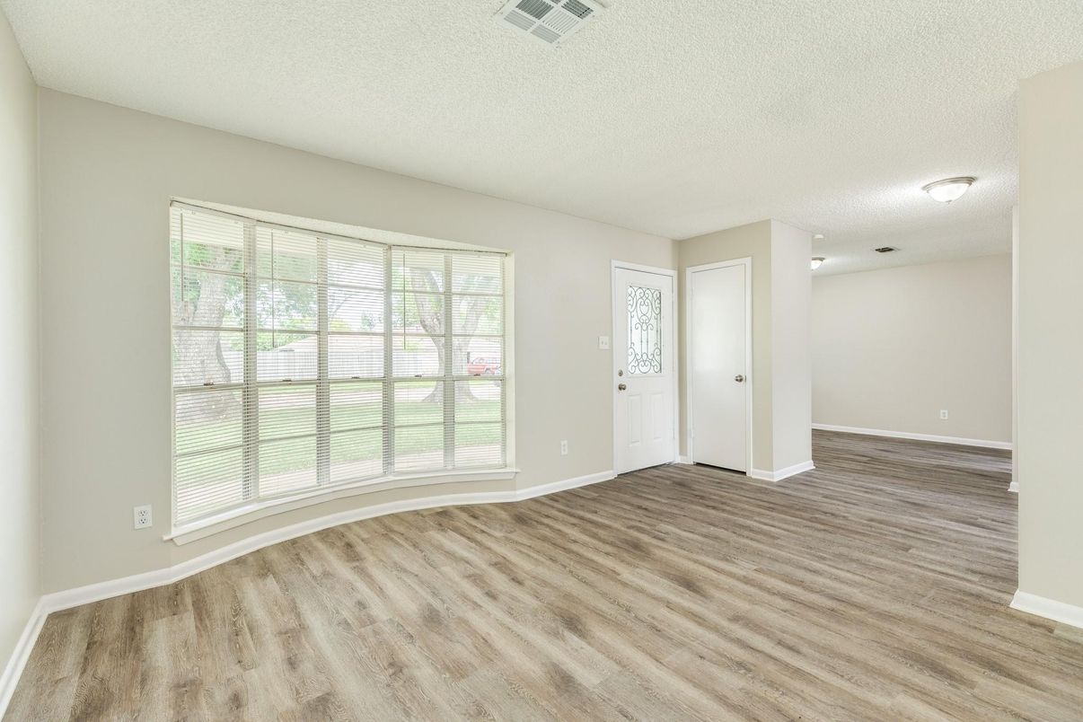 Empty room, Interior, Wood Texture Flooring