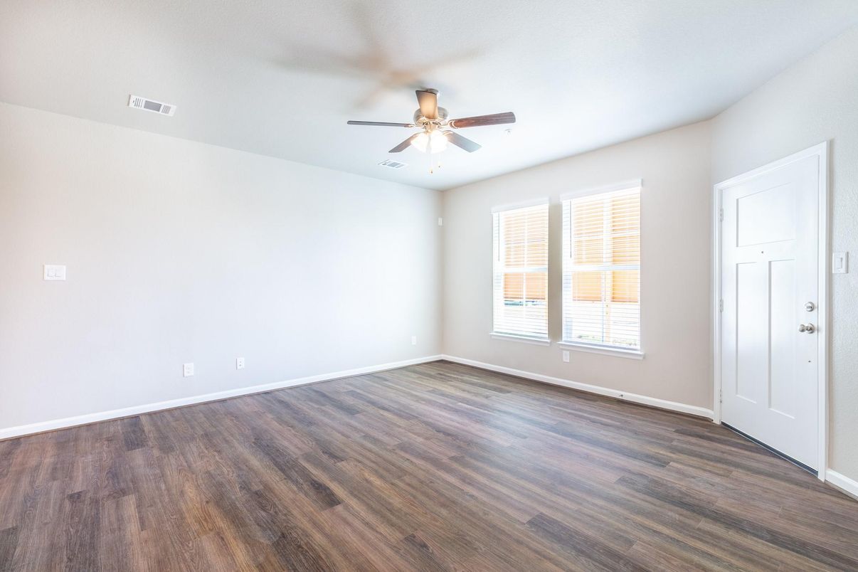 Empty room, Interior, Wood Texture Flooring