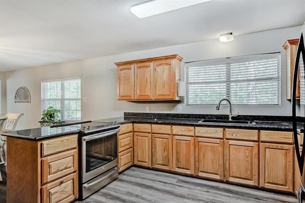 Interior, Kitchen, Wood Texture Flooring
