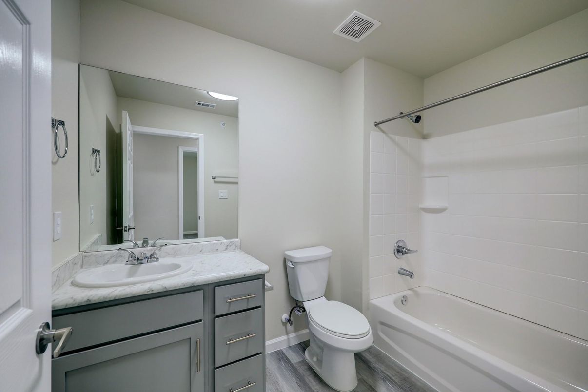 Bathroom, Interior, Wood Texture Flooring